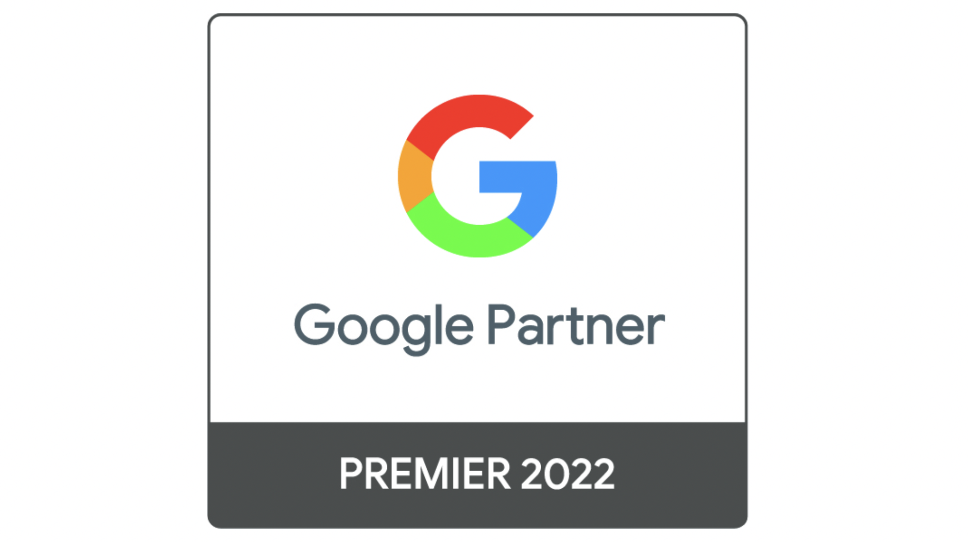Google Partners プログラム最上位「2022 Premier Partner 」に認定