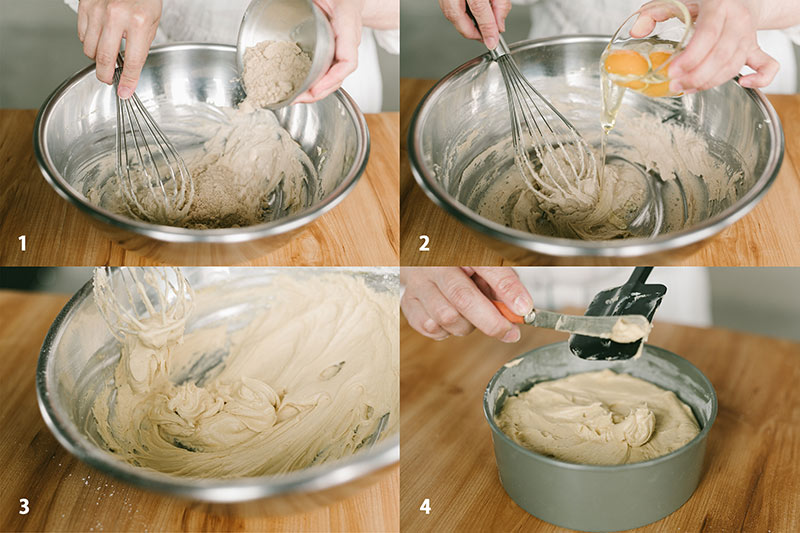 ビクトリアケーキの作り方1