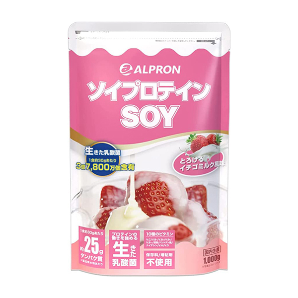 ALPRON／ソイプロテイン100 イチゴミルク風味