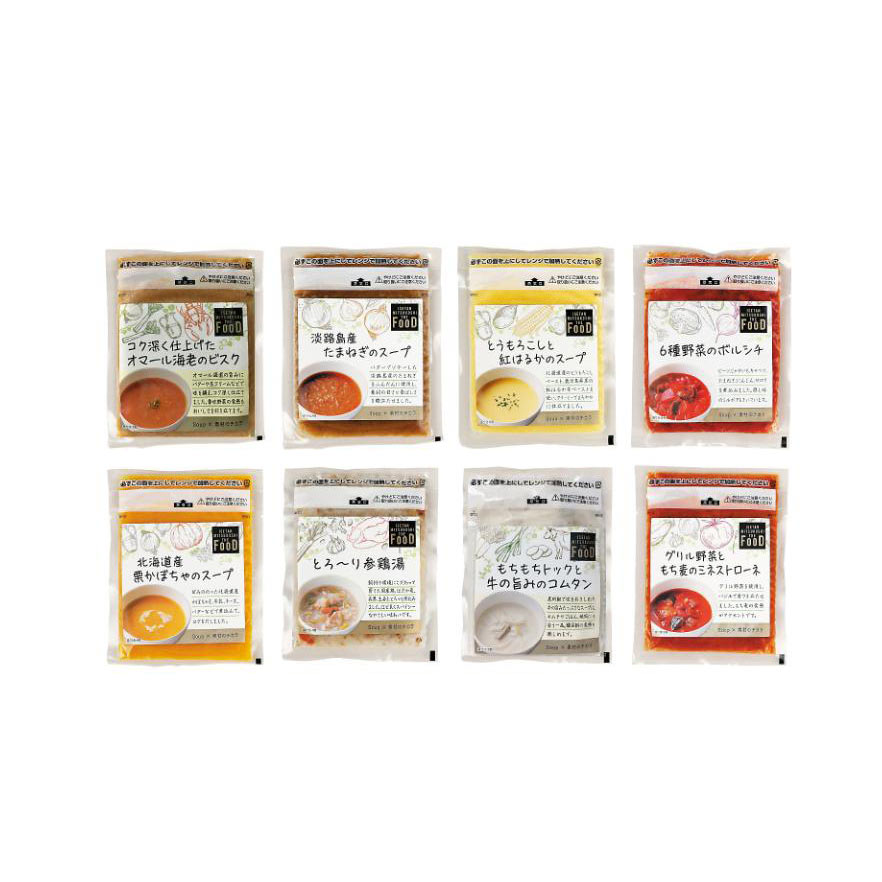 ISETAN MITSUKOSHI THE FOOD｜イセタン ミツコシ ザ フード 冷凍スープ８種セット