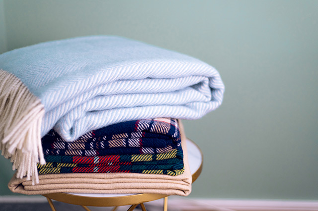 ブランケットは保温性を補う毛布類のことを指す