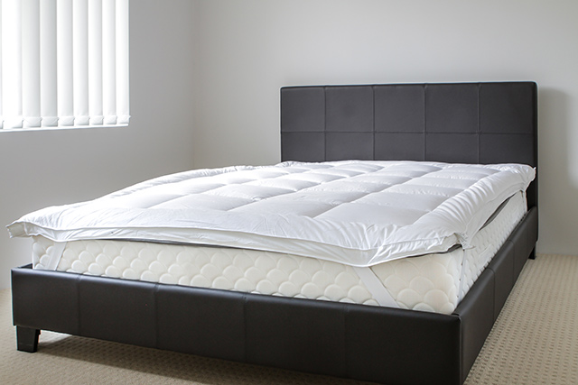 トッパータイプは、厚みや密度で寝心地を調整できる