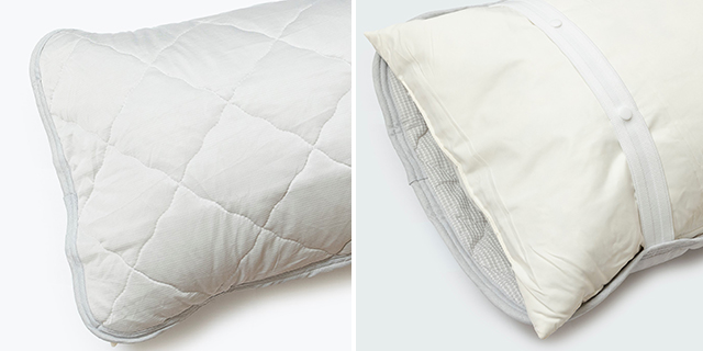 近年、人気が高まっている枕パッドは、綿入りのキルティング生地や接触冷感加工がされているものも多い