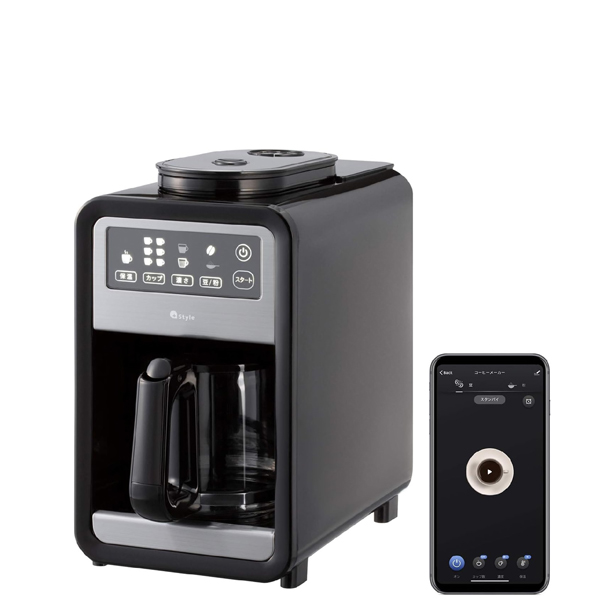 プラススタイル｜＋Style スマート全自動コーヒーメーカー PS-CFE-W01