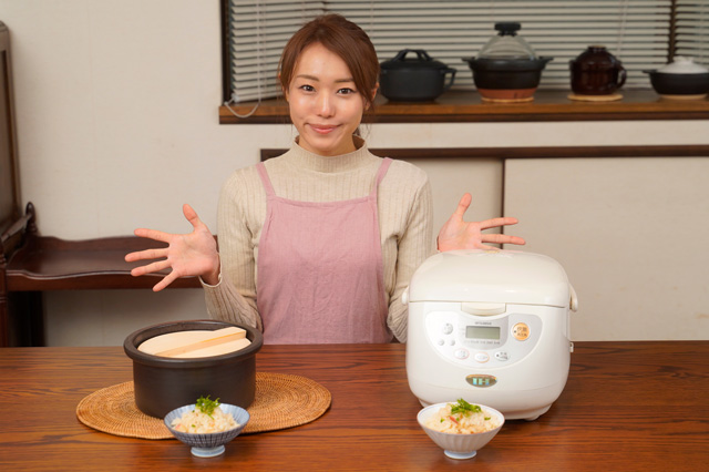 北嶋さんは料理や場面に応じて炊飯器と土鍋を使い分けている。本格的な炊き込みご飯レシピを試す際や、おもてなしのときなどは土鍋が活躍する
