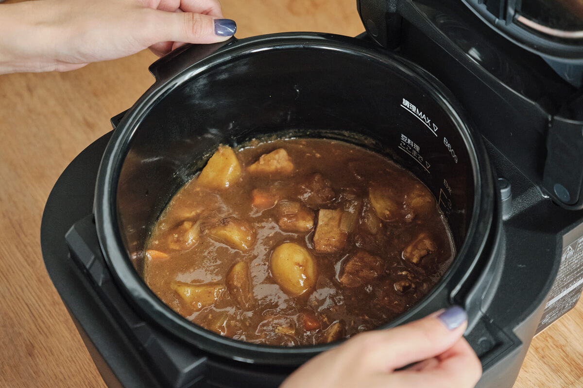 50分でカレーが完成