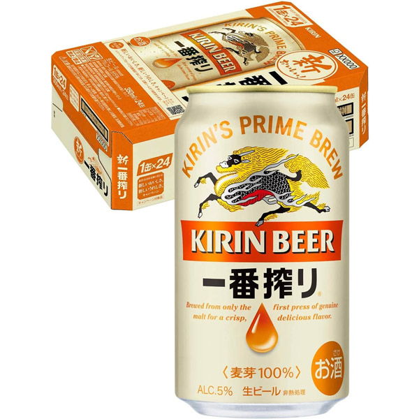 キリン｜一番搾り生ビール 350ml×24本