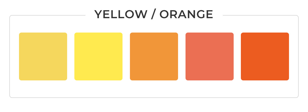 イエロー／オレンジ