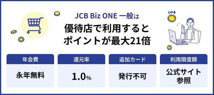 JCB Biz ONEの特徴