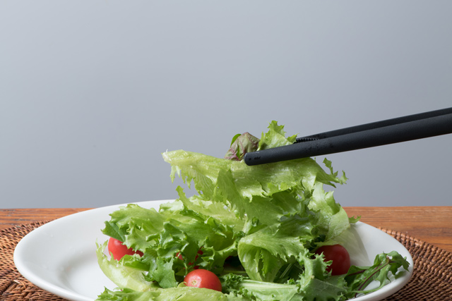 食材をつぶすことなく、ふんわりと盛り付けられる