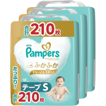 P&G｜パンパース おむつ テープ Sサイズ 肌へのいちばん 210枚