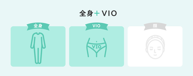 全身+VIO