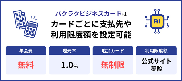 バクラクビジネスカード