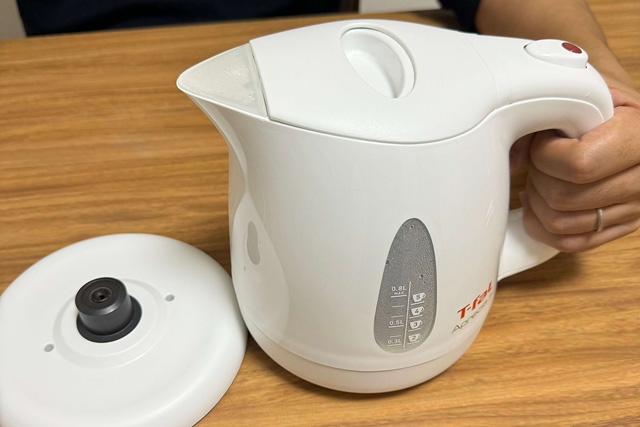 シンプルタイプは、電気ケトルを初めて使う人にもおすすめ