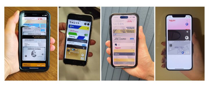 デジタルカードを利用している人のスマホ画面