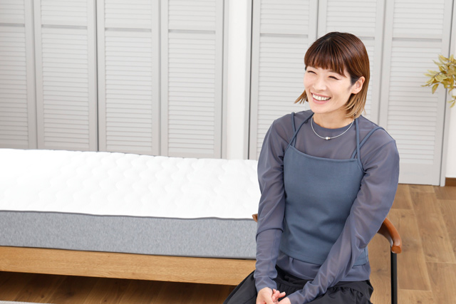 「雲のやすらぎプレミアム マットレスⅡの快適性へのこだわりはすごいなと思いました」と西谷さん