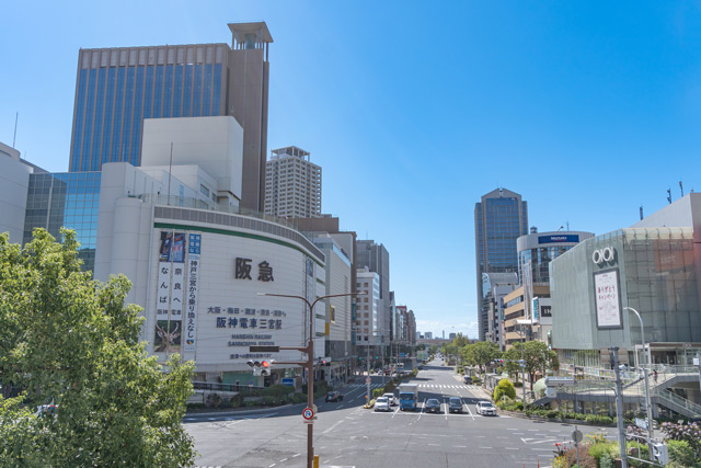 JR三ノ宮駅・阪急神戸三宮駅・阪神神戸三宮駅から徒歩圏内に医療脱毛クリニックが集中している