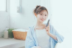 パナソニック電動歯ブラシ ドルツを人気モデル菅野結以が徹底レビュー！美しい歯を保つモーニングオーラルケアも大公開