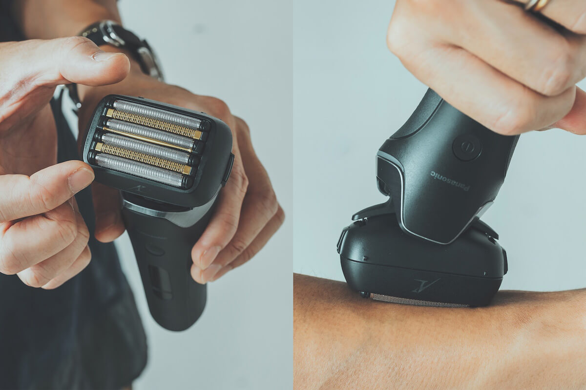 剃り残しをなくしたい方におすすめのポイント③ 「密着5Dヘッド」が肌にぴったりフィット