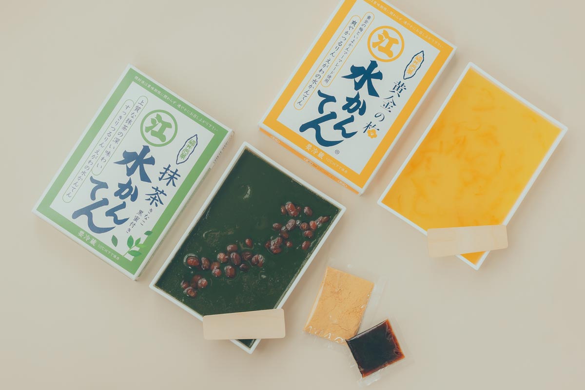 【えがわ】水かんてん つるりとした喉ごしに、福井の四季を感じる和菓子