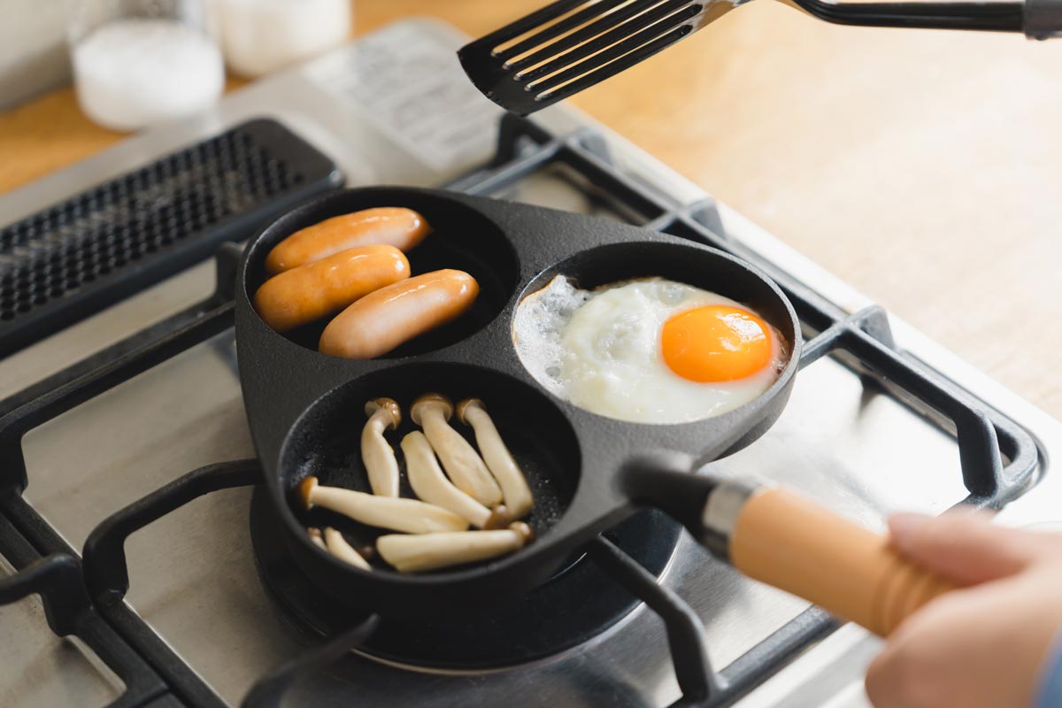 3品を同時調理で弁当や朝食づくりがスムーズに