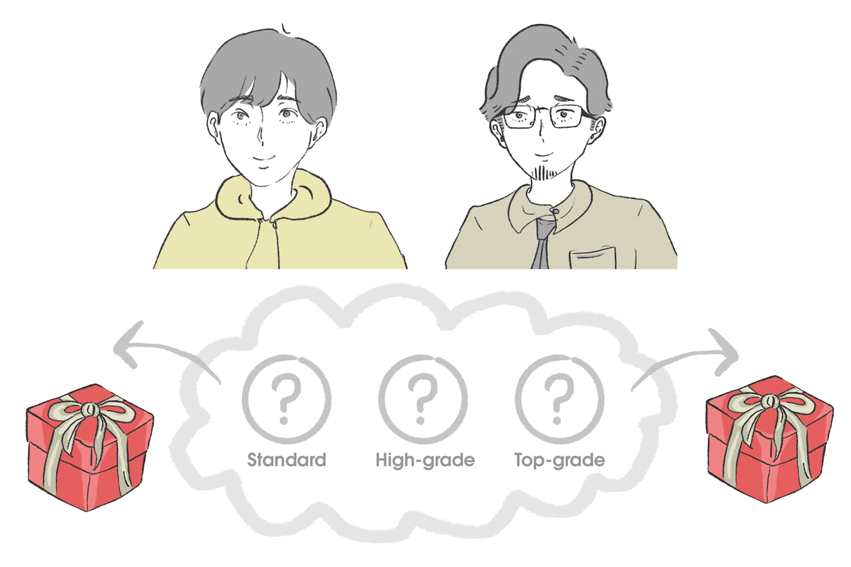 ポイント3｜年代、予算感によってチョイスできるものが◎