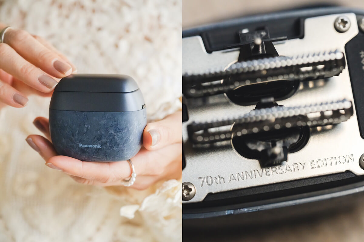 「見える部分ではなく、隠れた部分に刻印があるというのがいいですね。さりげなく特別感を演出してくれるES-PV70は、大人な感覚をもつ男性に喜ばれそうです」