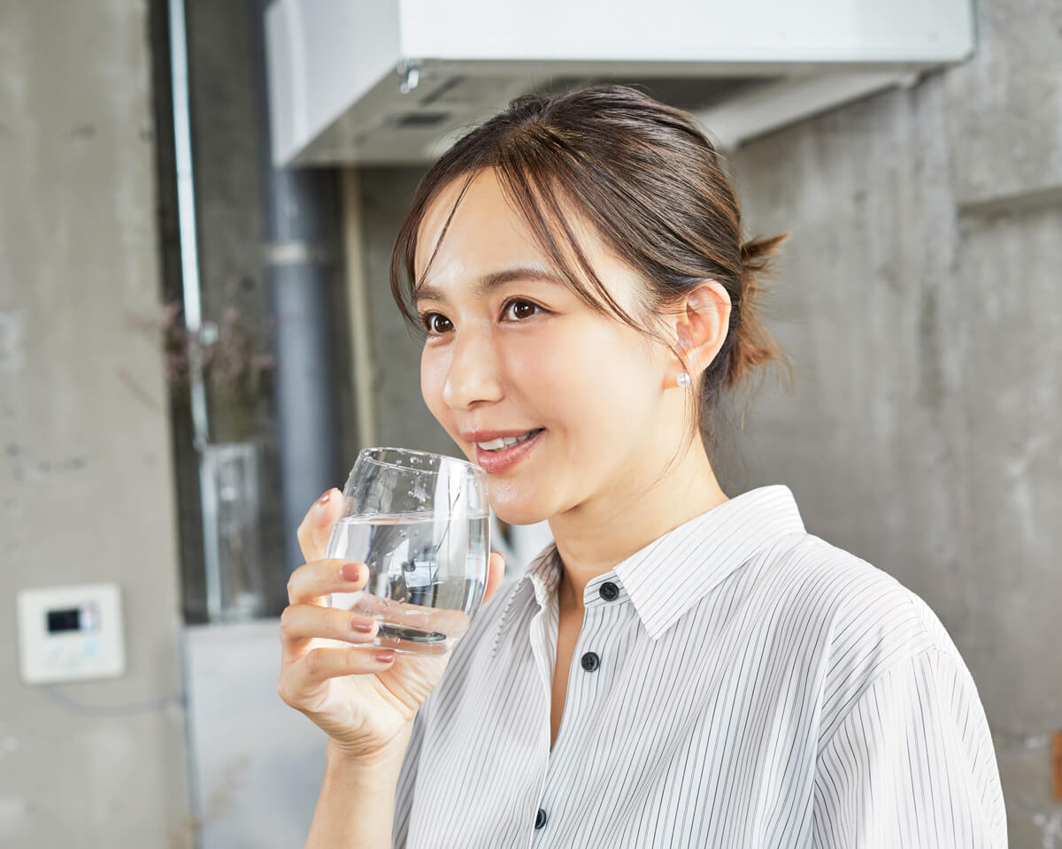 19物質の除去で安心、カルキなどのにおいも気にならない