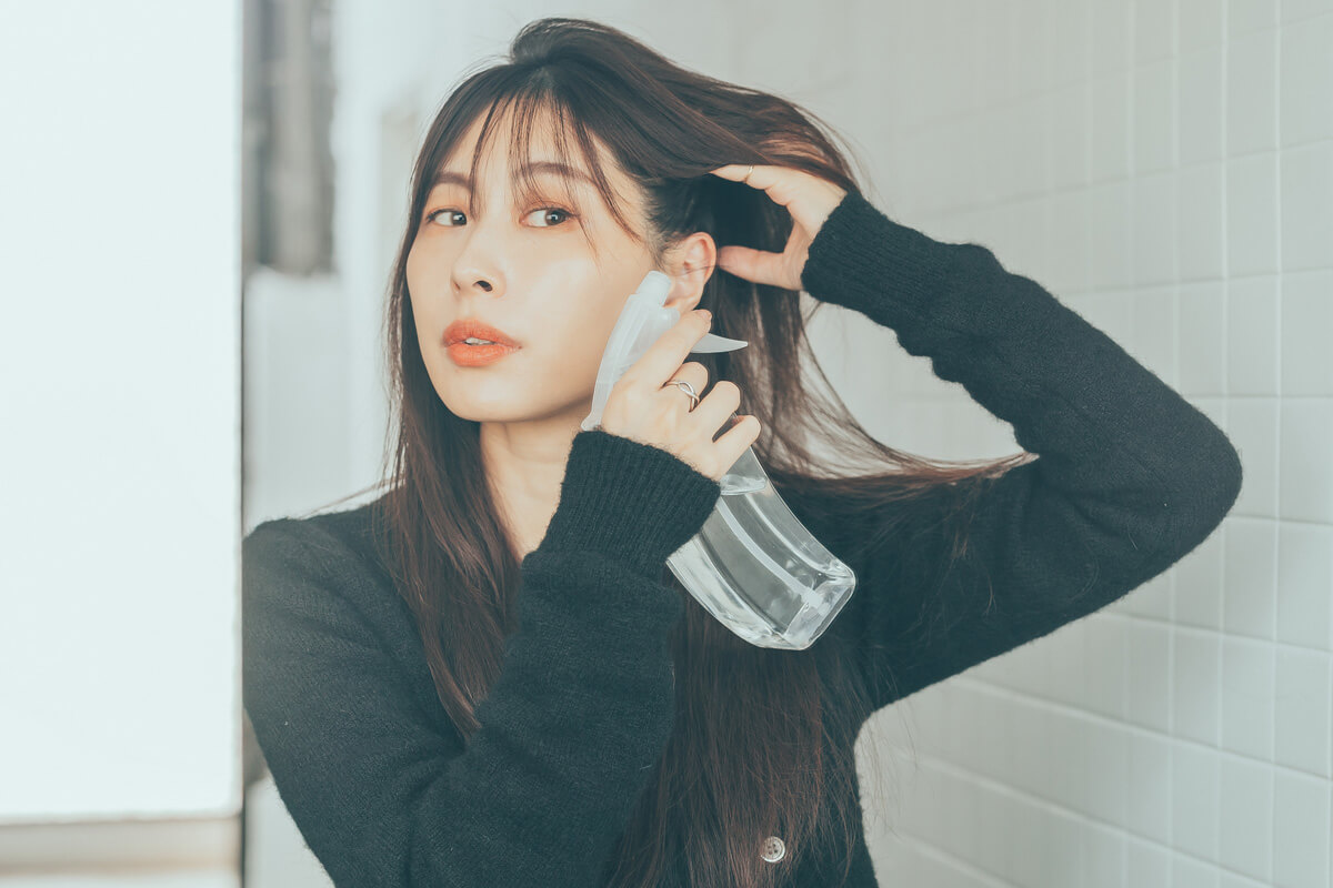 頑固な寝ぐせは髪をしっかり濡らす