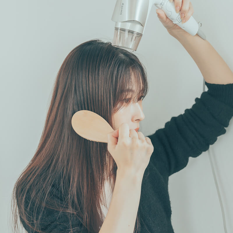 4 冷風で仕上げる