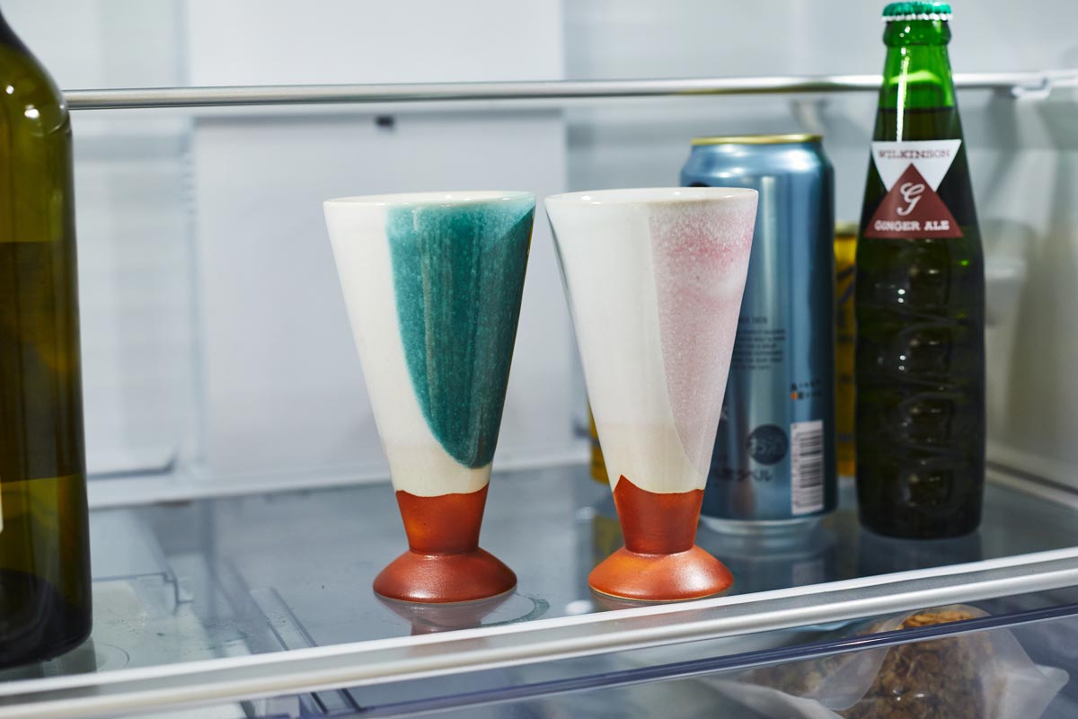 ヤマトズギャラリーで萩焼作家として活躍する大和猛さんいわく、このクリーミーな泡の秘訣は吸水性の高さにあるとの話も。