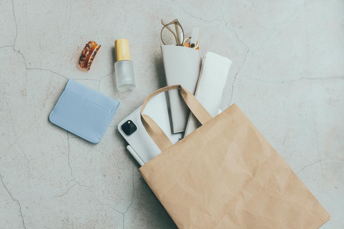 重い荷物もぬれたものもへっちゃら