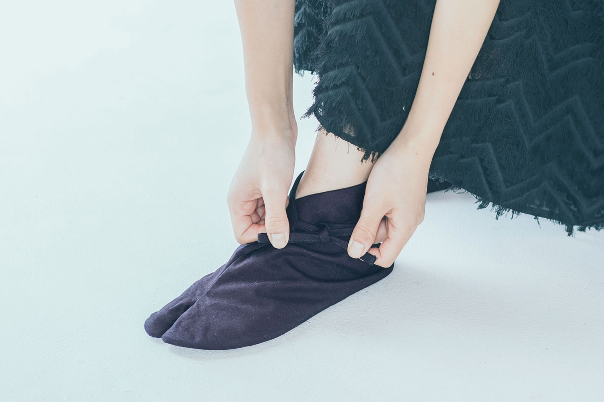 【きねや足袋】デニム岡足袋