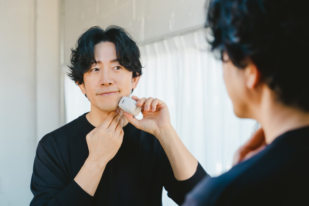 自宅でラムダッシュPRO 6枚刃を使っているのですが、ラムダッシュ パームインはここまでコンパクトなのに、剃り味は遜色ないのがすごい。