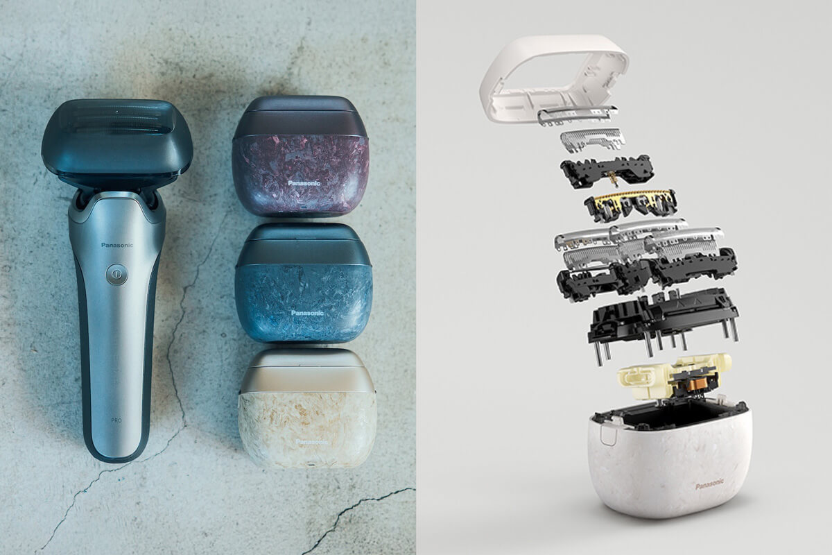 従来のラムダッシュ5枚刃シェーバーの3分の1のサイズ感でありながら、システム刃とリニアモーターは、従来のラムダッシュと規格・スペックが変わらないものが採用されており、まさに機能性とデザイン性を兼ね備えたモデルといえます。