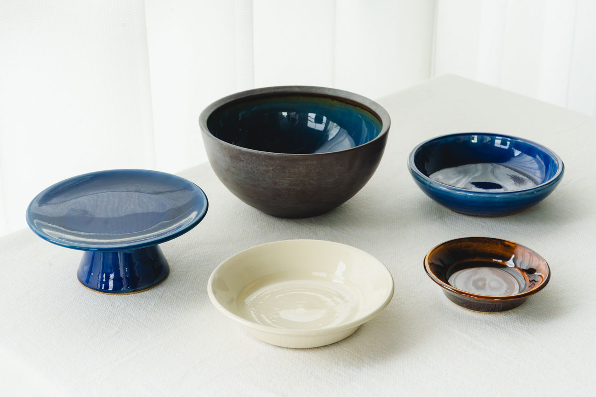 【出西窯】ボウル、深皿、縁付平皿、コンポート