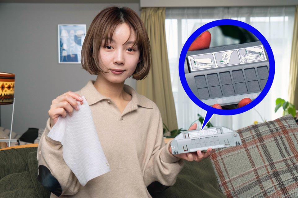 シートのセットの仕方は、パッドプレートの裏側に図解入りで説明されているので迷うことはないはず