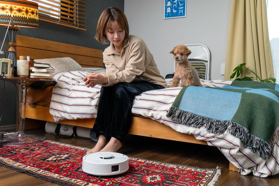 掃除中のRoomba Miniの画像