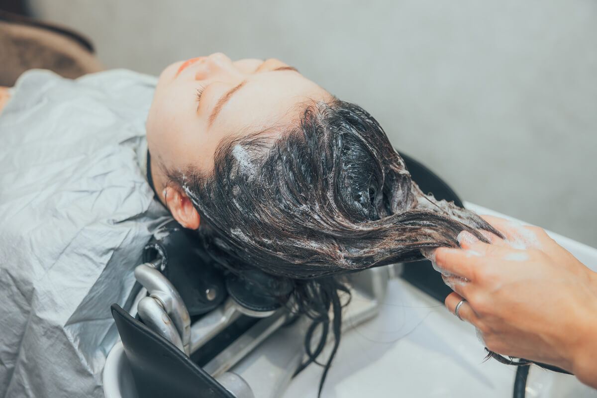 泡立ちの良さには、シャンプー前の状態が重要