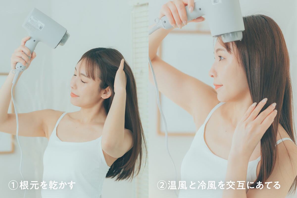 さらに、お風呂を出たらすぐに髪を乾かすことも重要です。