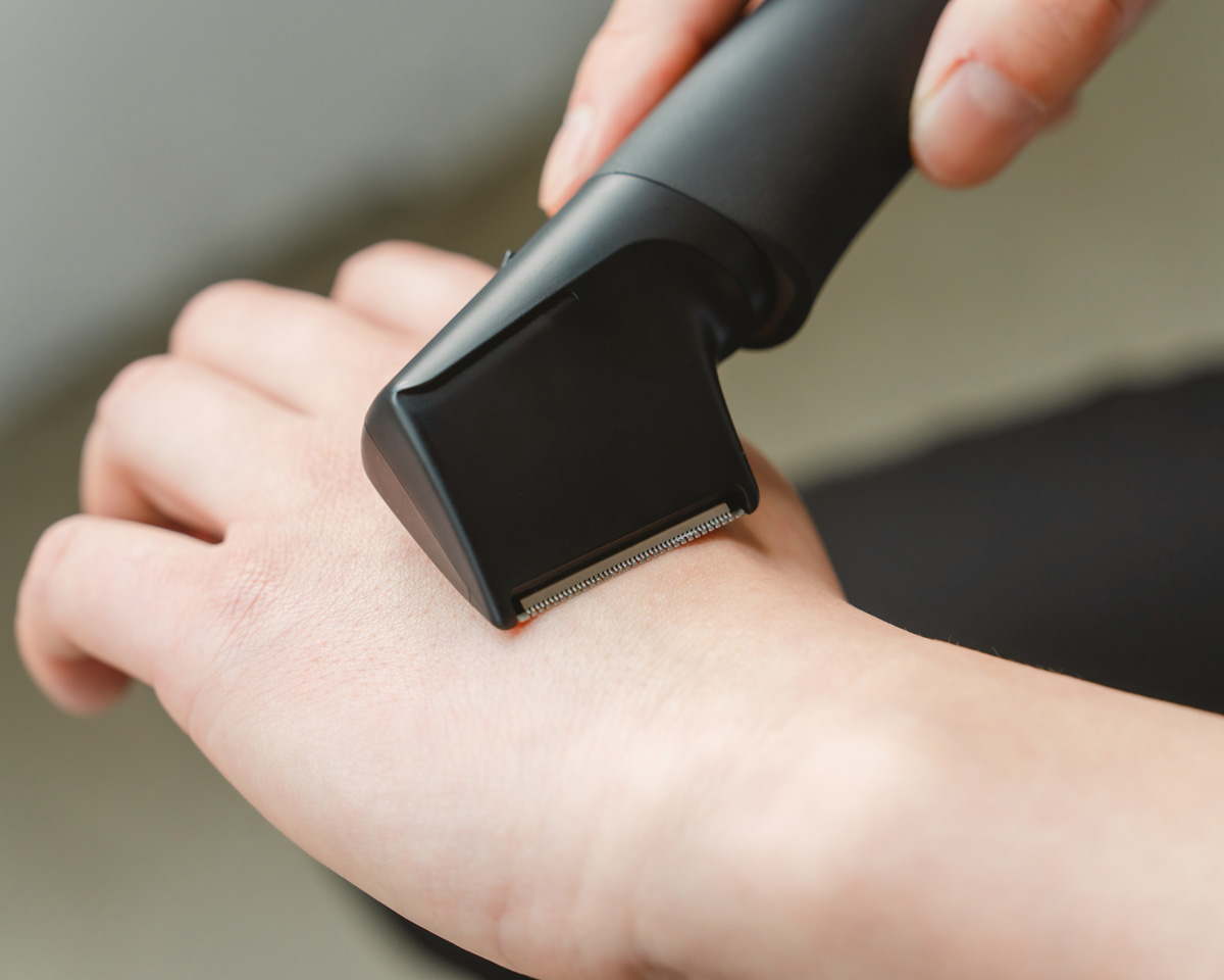 V字ヘッドだから剃りやすい