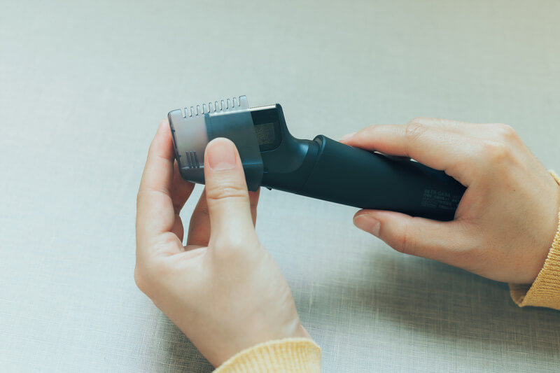 ダイヤル式の長さそろえアタッチメント