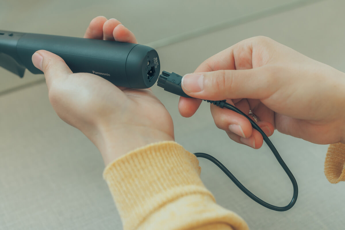 4. 事前準備不要！2時間の充電で約90分の連続使用が可