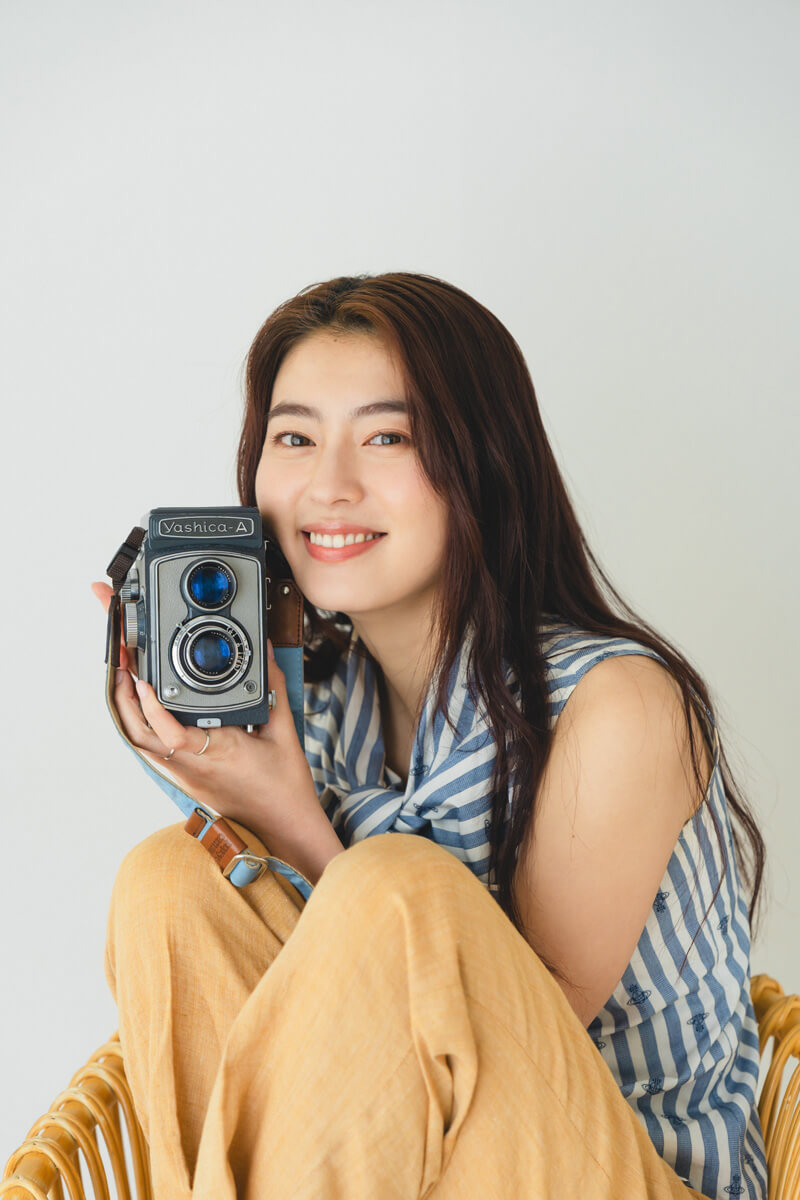 ▲ヴィンテージカメラらしいレトロなフォルムがかわいい