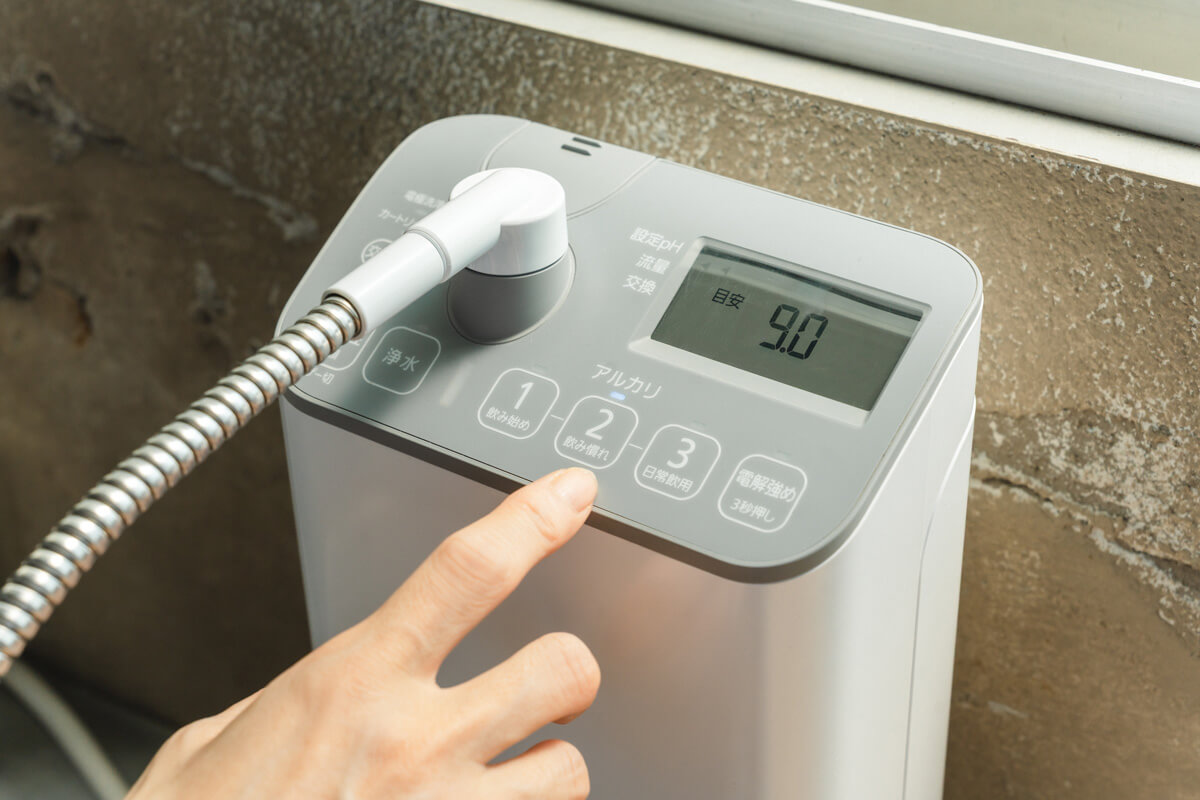 用途に応じて水を使い分けられる