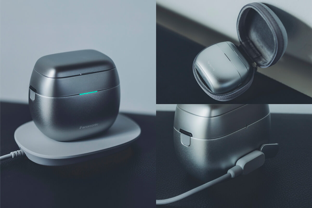 専用の「パームインポッド（全自動洗浄充電器）」が付属している