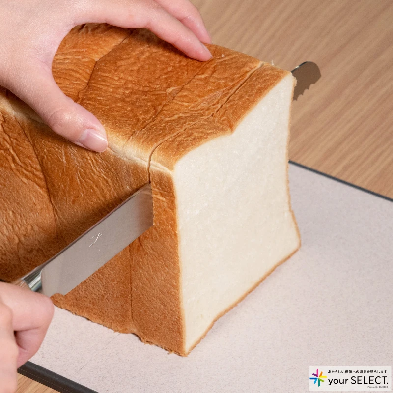 実際に食パンを切っている時のイメージ