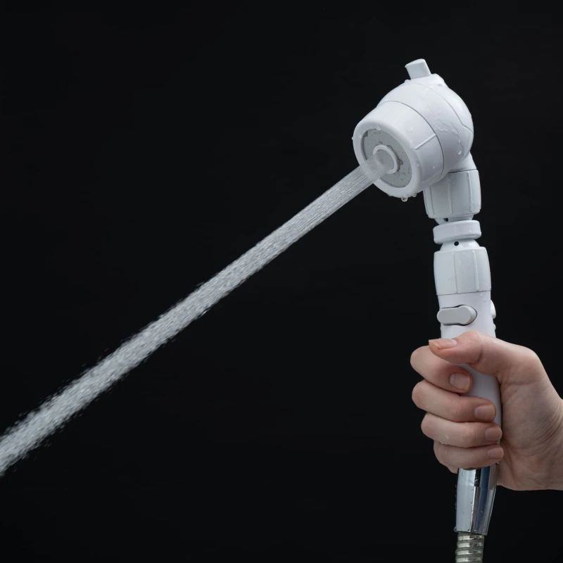 3Dアースシャワー・ヘッドスパ-「ヘッドスパ水流」「ハード水流」状態の水流