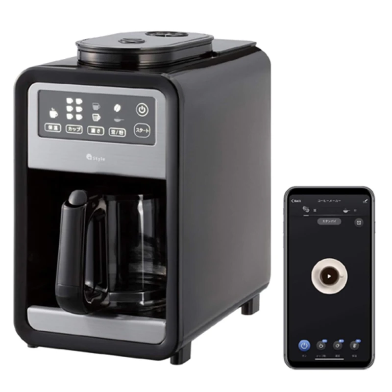 スマート全自動コーヒーメーカーPS-CFE-W01の外観