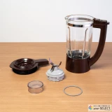 ミキサーカップは簡単に解体ができ、容易に洗浄が可能